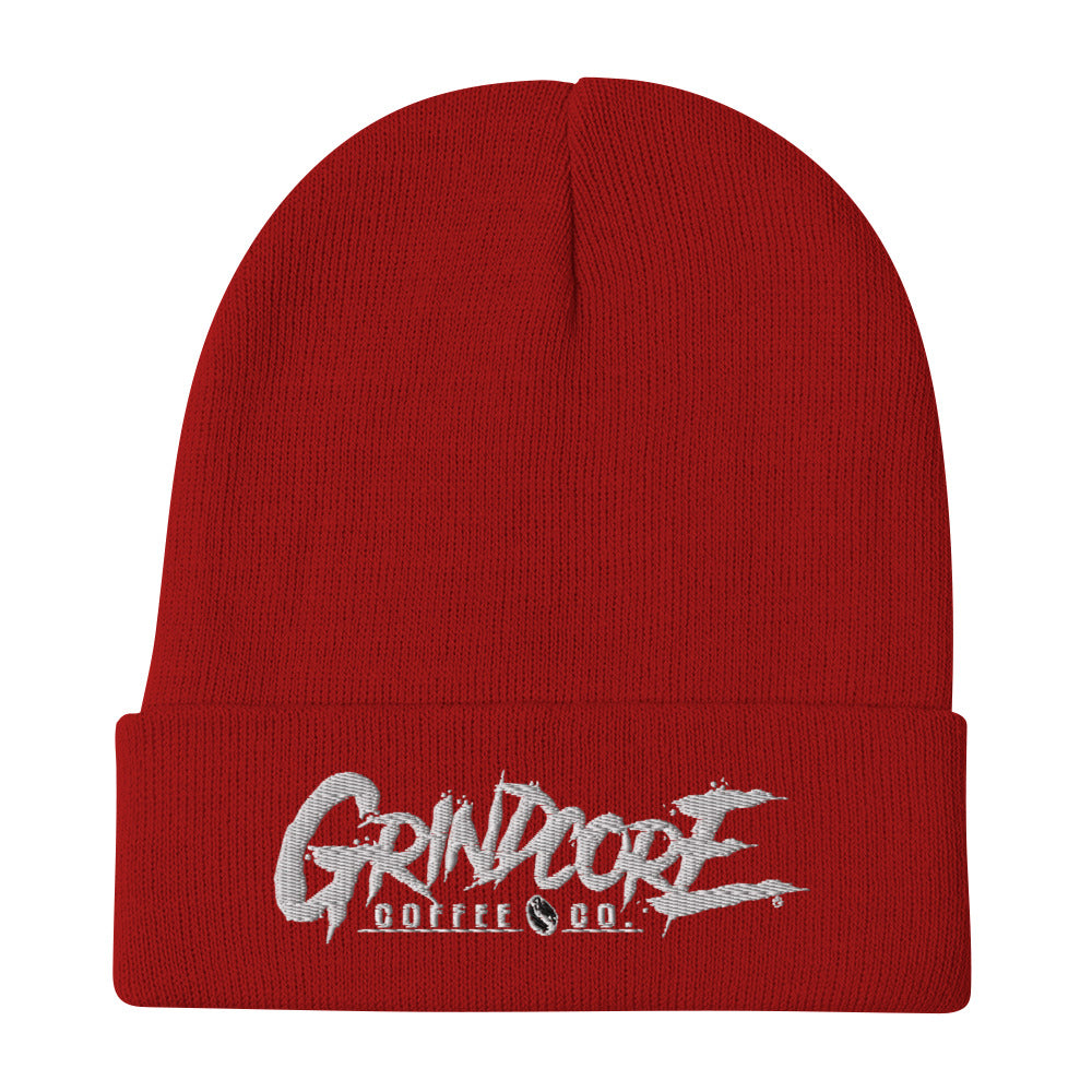 Grindcore Coffee Co Logo Embroidered Beanie – Grindcore Coffee Co.